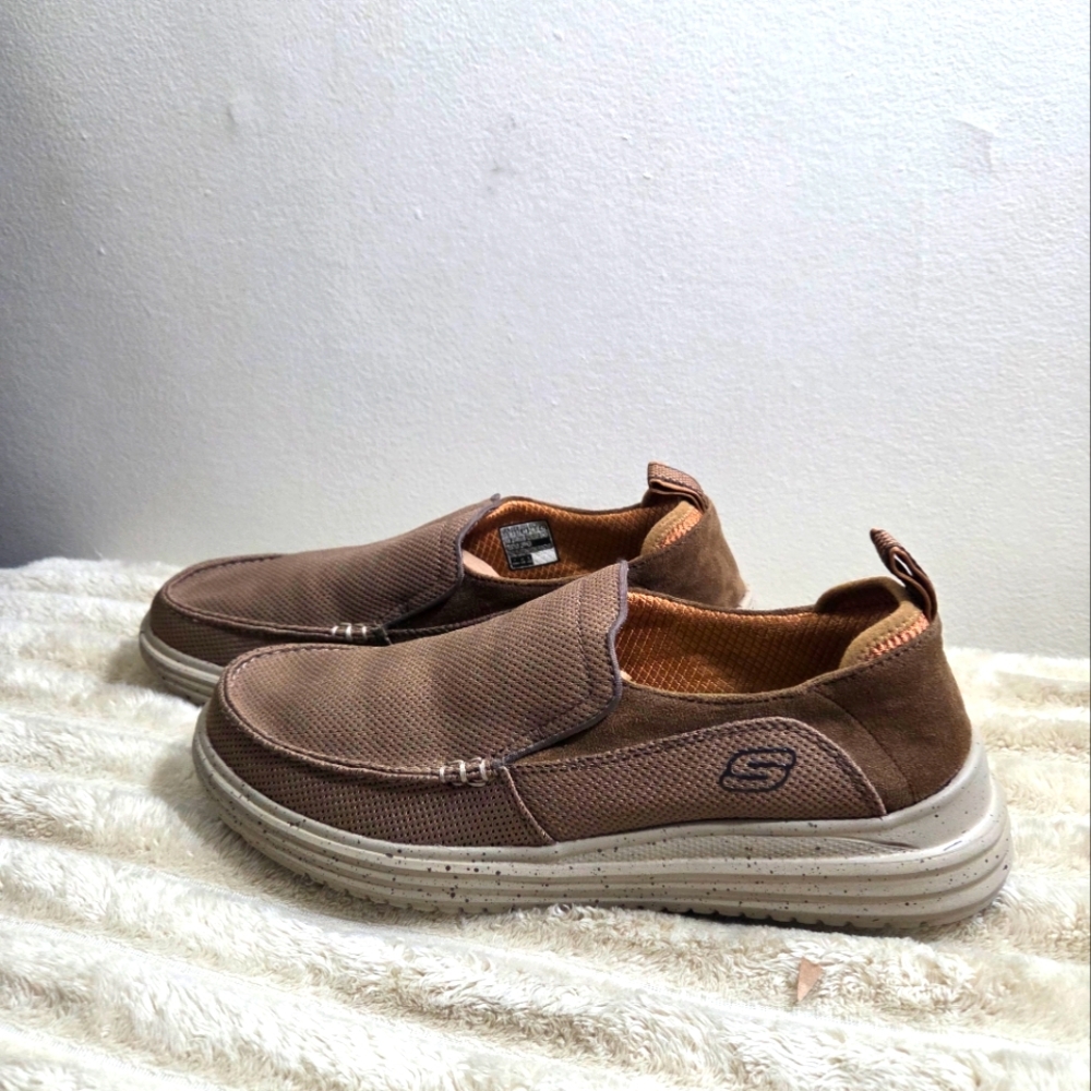 Skechers Men's Tan Slip-On Loafers
